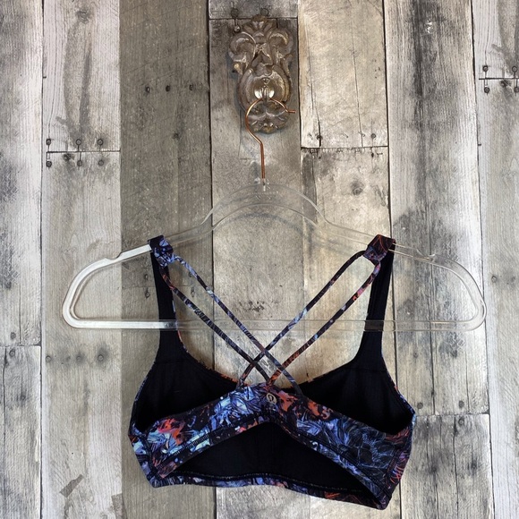 Lululemon Free To Be Bra in Neon Blossom Multi Size 4. - Picture 3 of 11